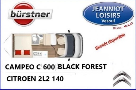 achat  Burstner Campeo C 600 Black Forest CLC VESOUL