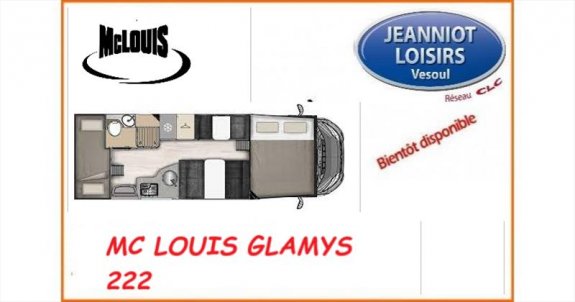 achat  Mc Louis Glamys 222 CLC VESOUL