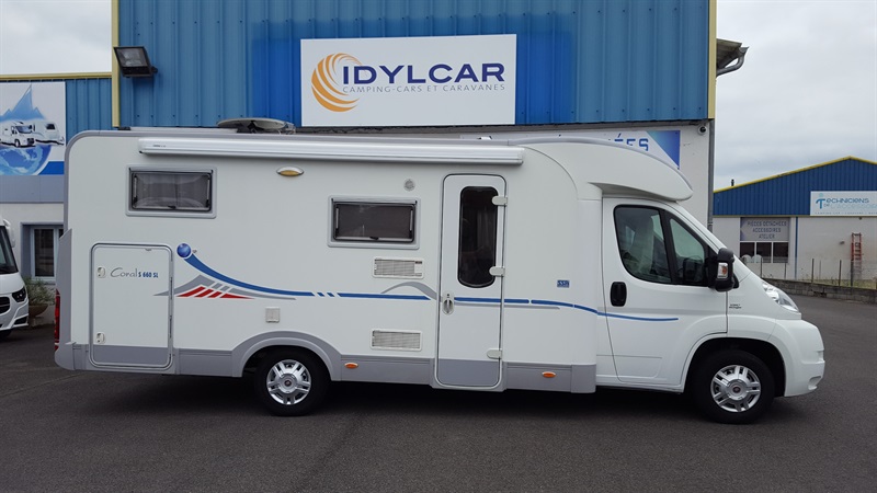 Adria Coral S 660 SL occasion, porteur Fiat Ducato 2.3L JTD 130ch ...