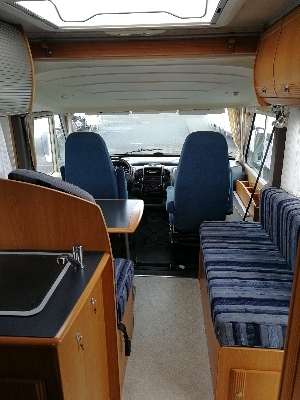 Pilote Galaxy 40 occasion, porteur Fiat 2.8L 127CV  Campingcar à vendre en SaoneetLoire 71 