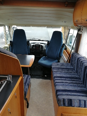 Pilote Galaxy 40 occasion, porteur Fiat 2.8L 127CV  Campingcar à vendre en SaoneetLoire 71 